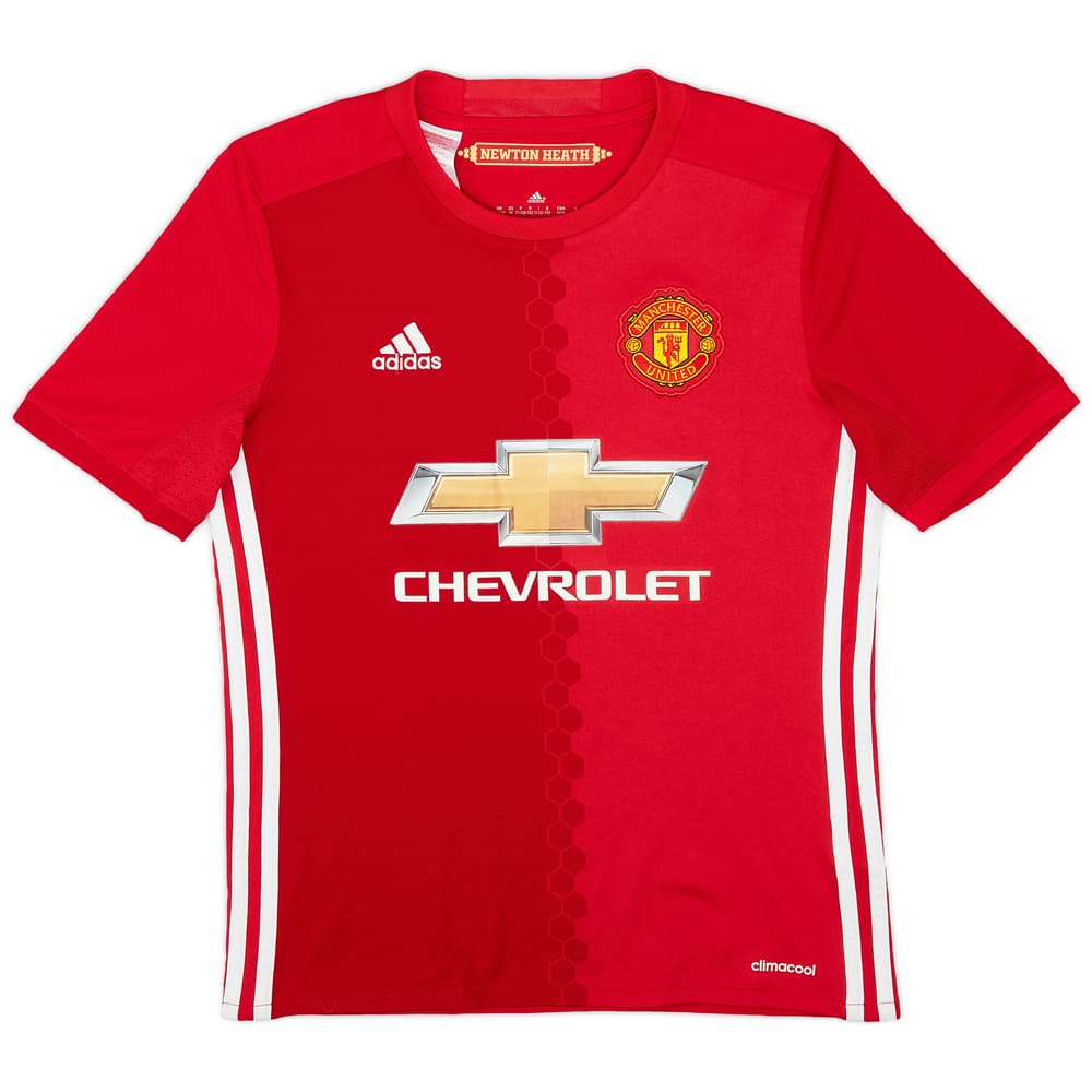 2016-17 Manchester United Home Shirt - 8/10 - (M.Boys)