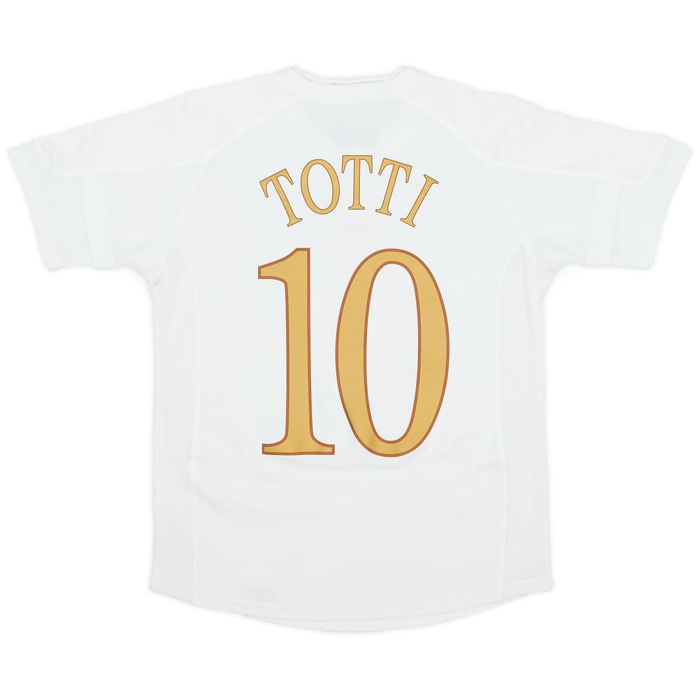 2004-06 Italy Away Shirt Totti #10 - 7/10 - (XL.Boys)