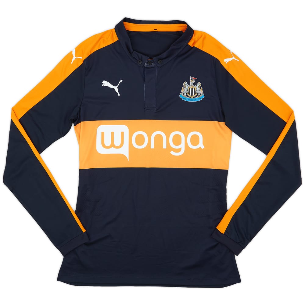 2016-17 Newcastle Player Issue ACTV Fit Away L/S Shirt - 8/10 - (L)