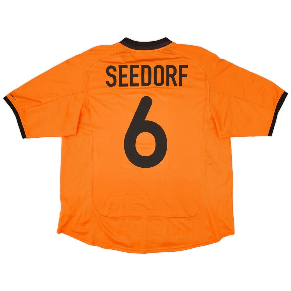 2000-02 Netherlands Home Shirt Seedorf #6 - 8/10 - (XL)