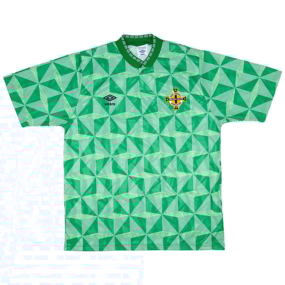 1990-92 Northern Ireland Home Shirt - 9/10 - (XL)