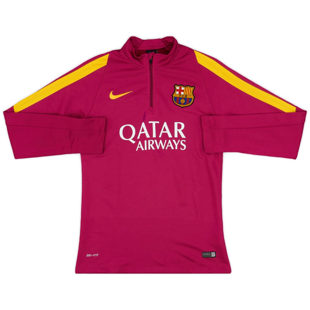 2016-17 Barcelona Nike 1/4 Zip Training Top - 5/10 - (S)