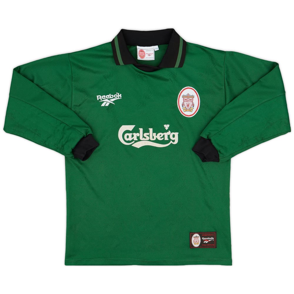 1996-97 Liverpool GK Shirt - 6/10 - (Y)