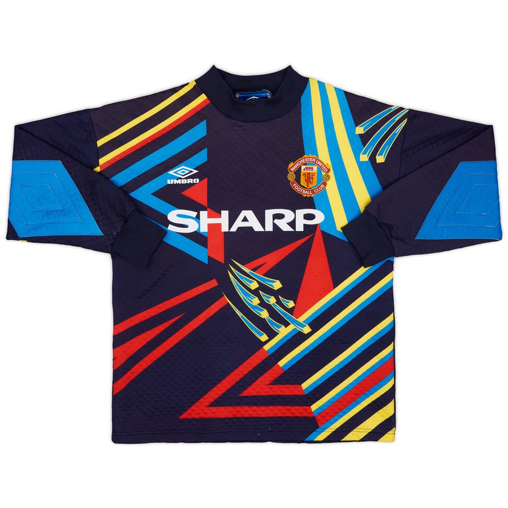 1992-93 Manchester United GK Shirt #1 - 9/10 - (S)