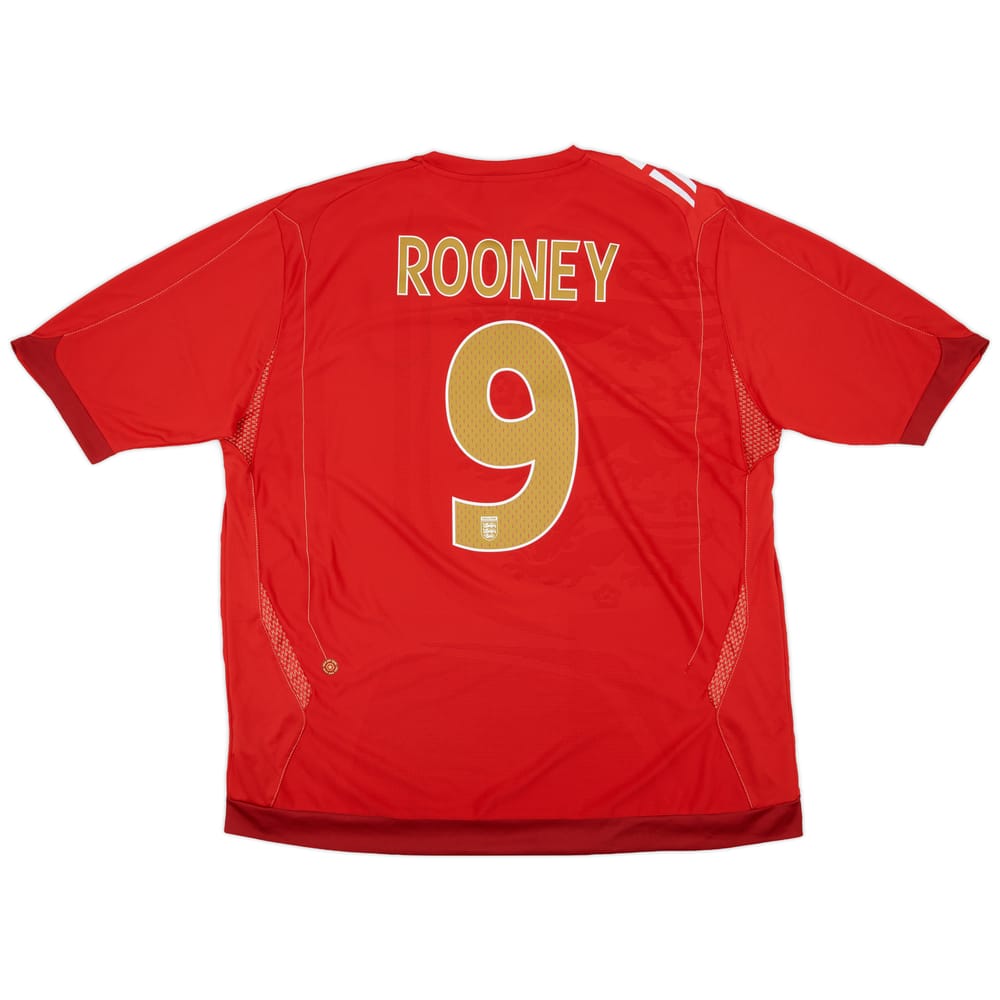 2006-08 England Away Shirt Rooney #9 (XXL)