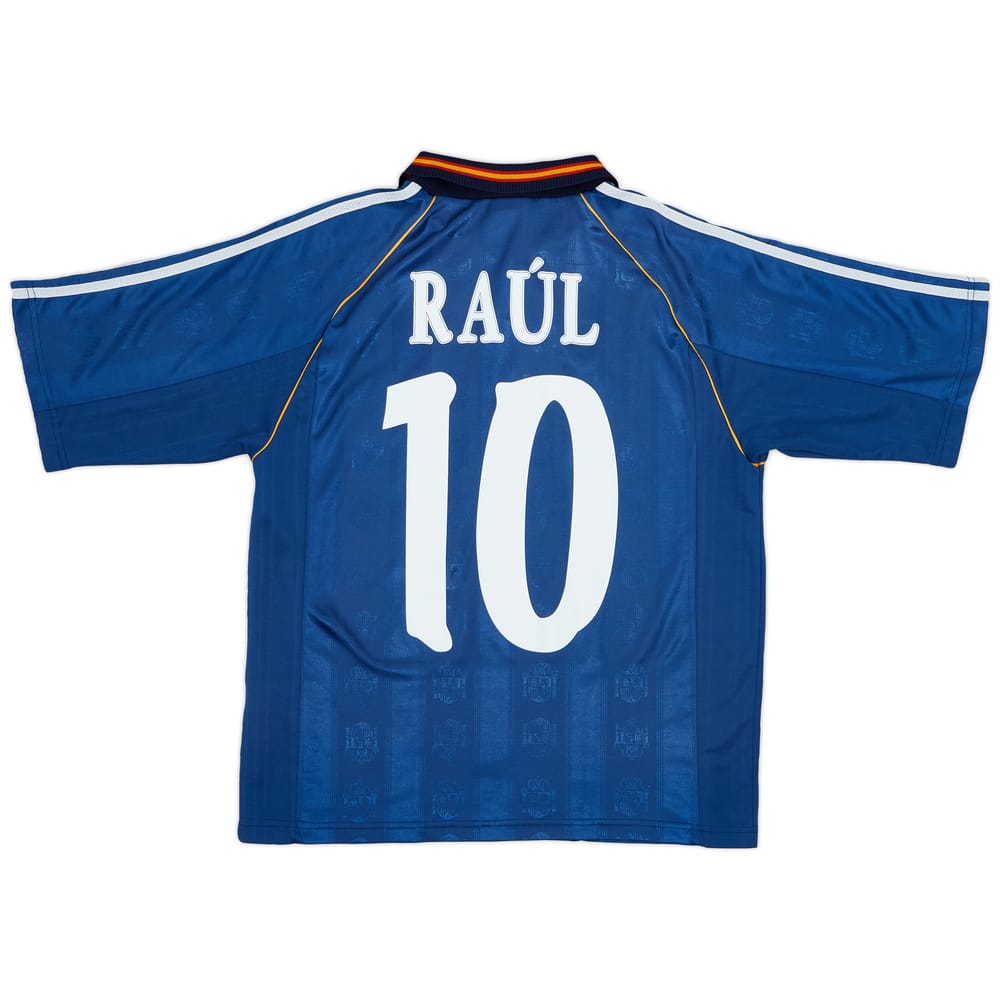 1999-00 Spain Away Shirt Raul #10 - 7/10 - (S)