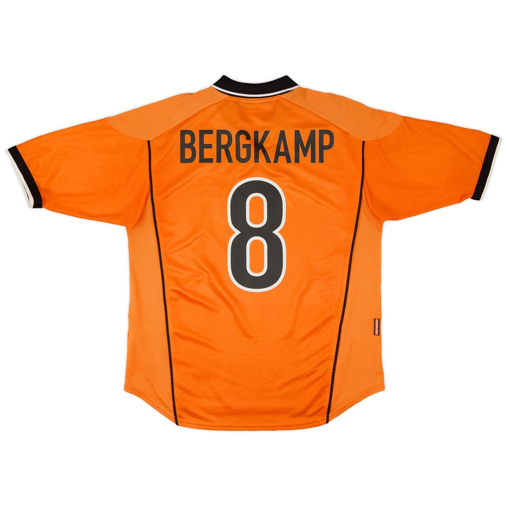 1998-00 Netherlands Home Shirt Bergkamp #8 - 8/10 - (L)
