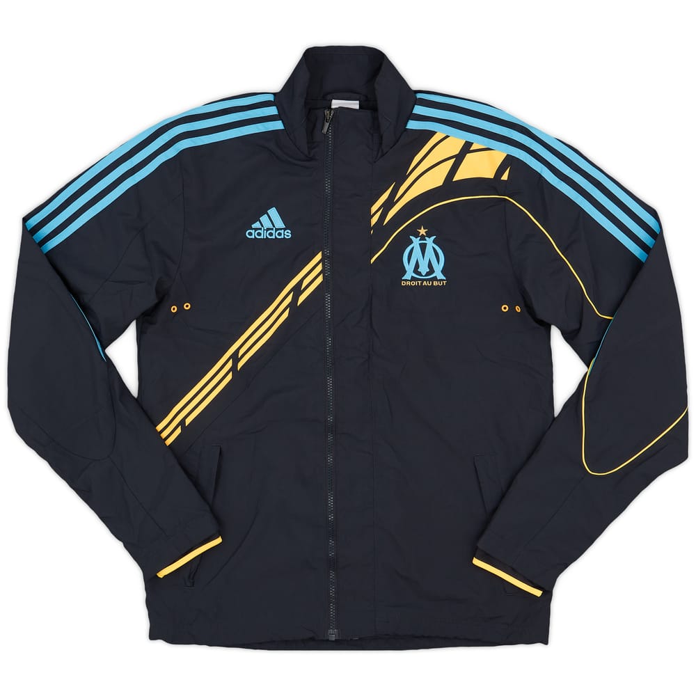2009-10 Olympique Marseille adidas Track Jacket - 9/10 - (M)