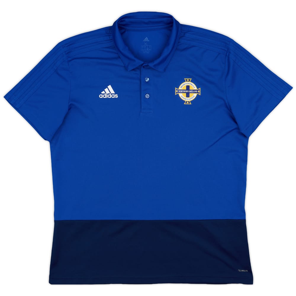 2017-18 Northern Ireland adidas Polo Shirt - 9/10 - (XL)