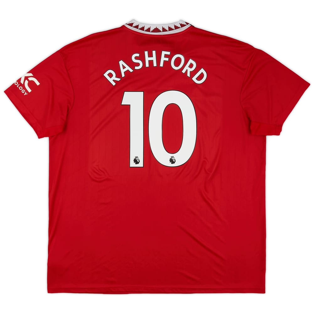 2022-23 Manchester United Home Shirt Rashford #10 - 7/10 - (XXL)