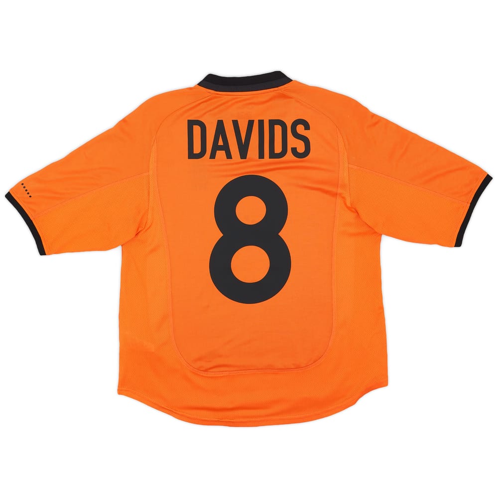 2000-02 Netherlands Home Shirt Davids #8 - 8/10 - (S)