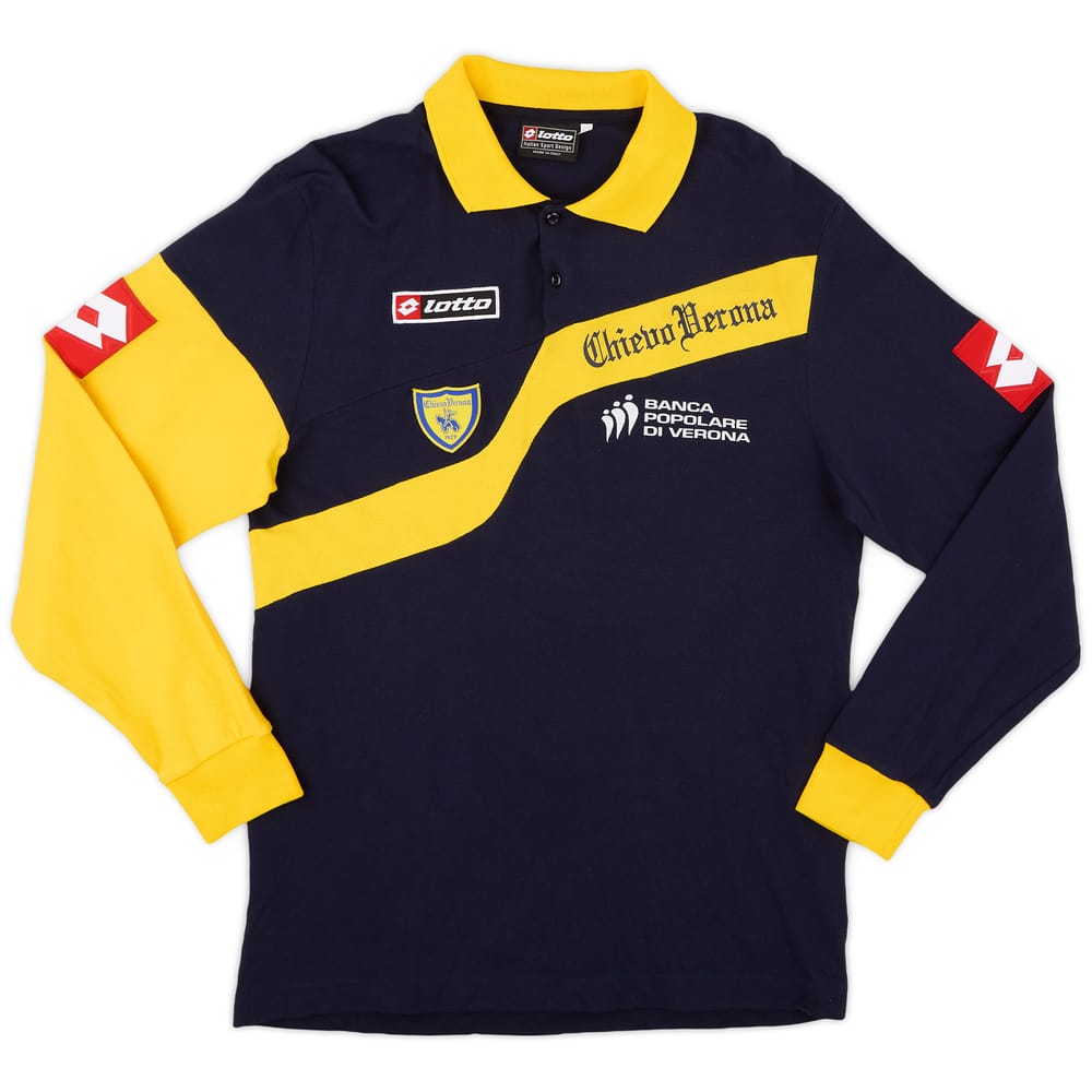 2005-06 Chievo Verona Lotto Polo L/S Shirt - 9/10 - (L)