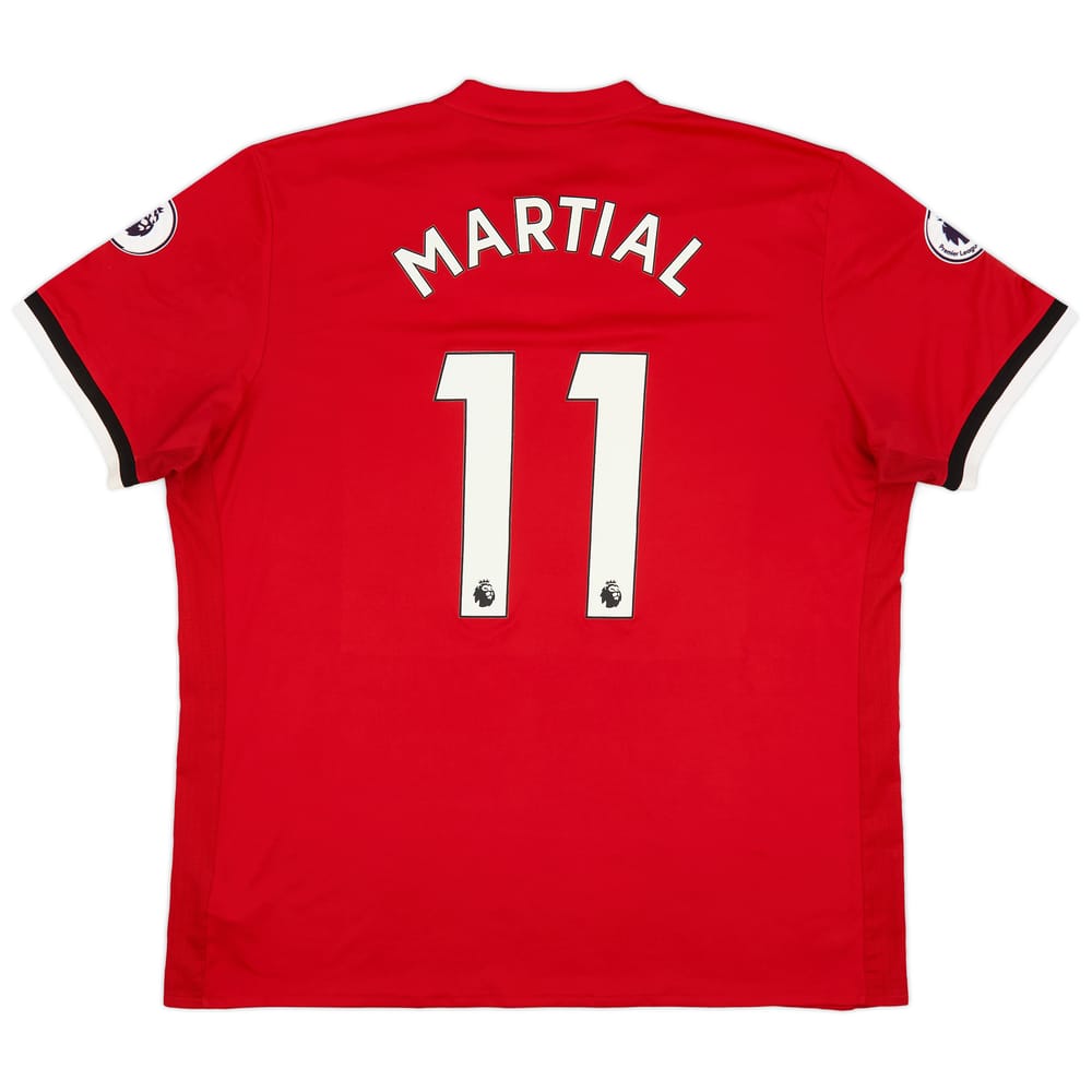 2017-18 Manchester United Home Shirt Martial #11 - 9/10 - (XXL)