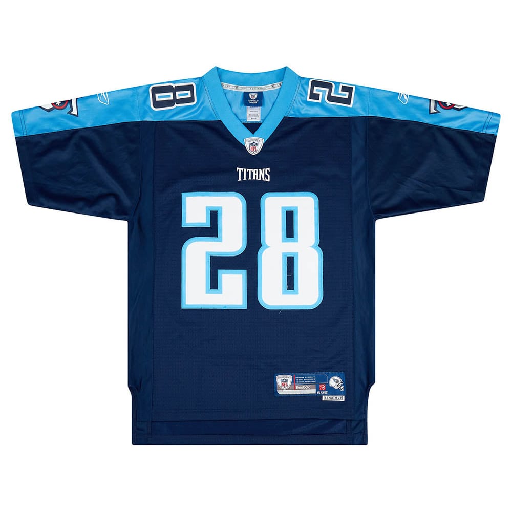 2008-11 Tennessee Titans Johnson #28 Reebok Premier Jersey (Home) S