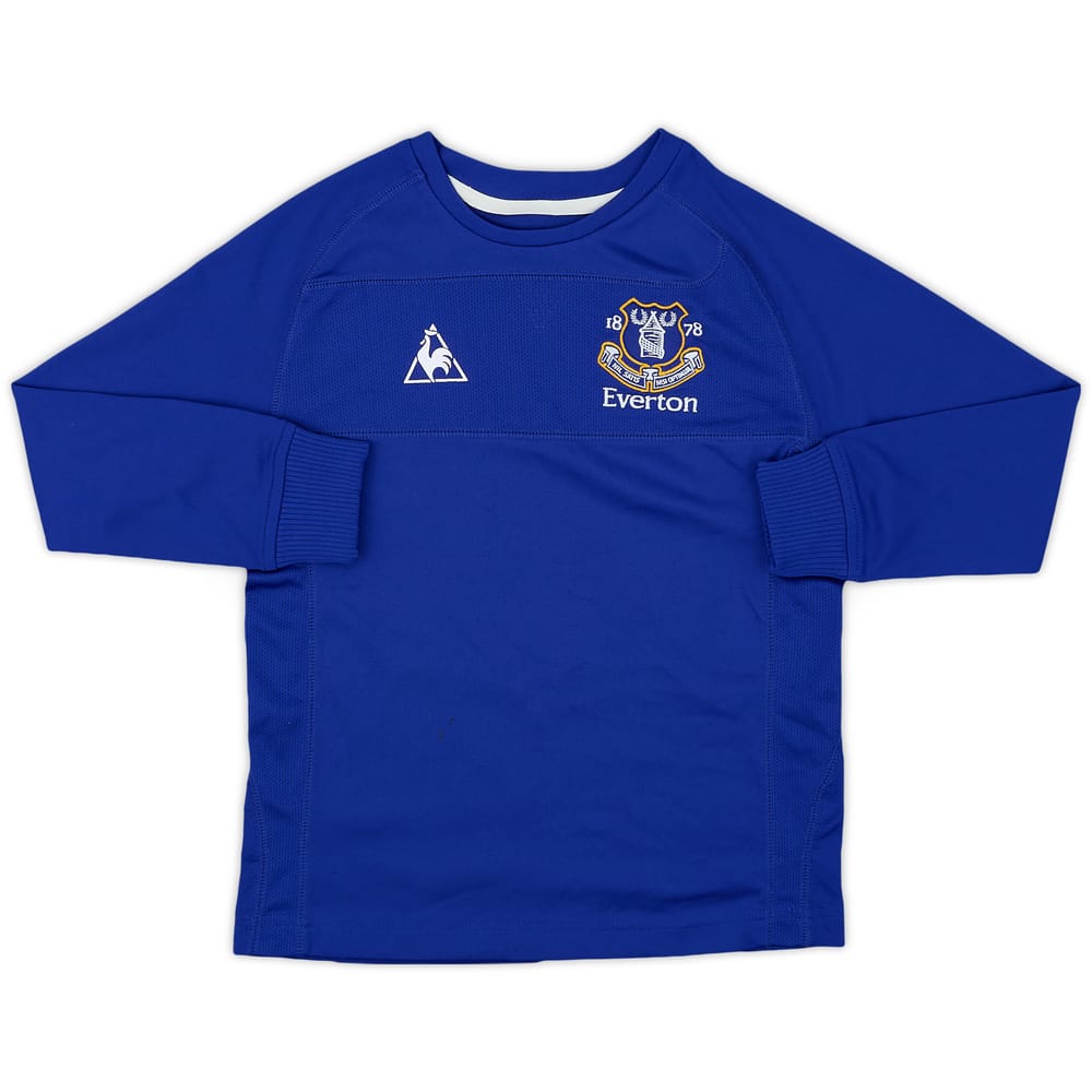 2010-11 Everton Home L/S Shirt - 8/10 - (S.Boys)