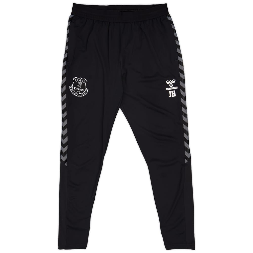 2023-24 Everton Staff Issue Hummel Track Pants/Bottoms 'JH' - 8/10 - (L)