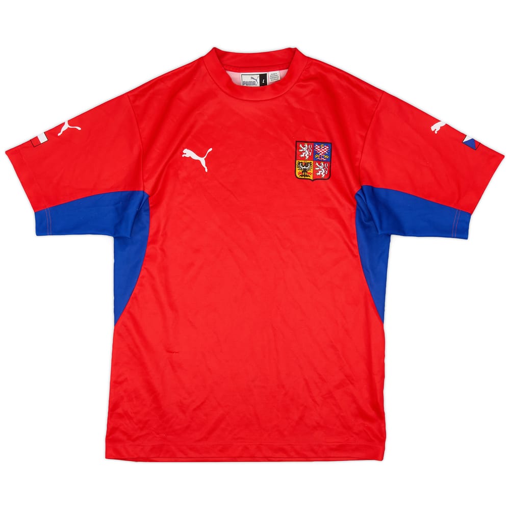 2002-04 Czech Republic Basic Home Shirt - 8/10 - (L)