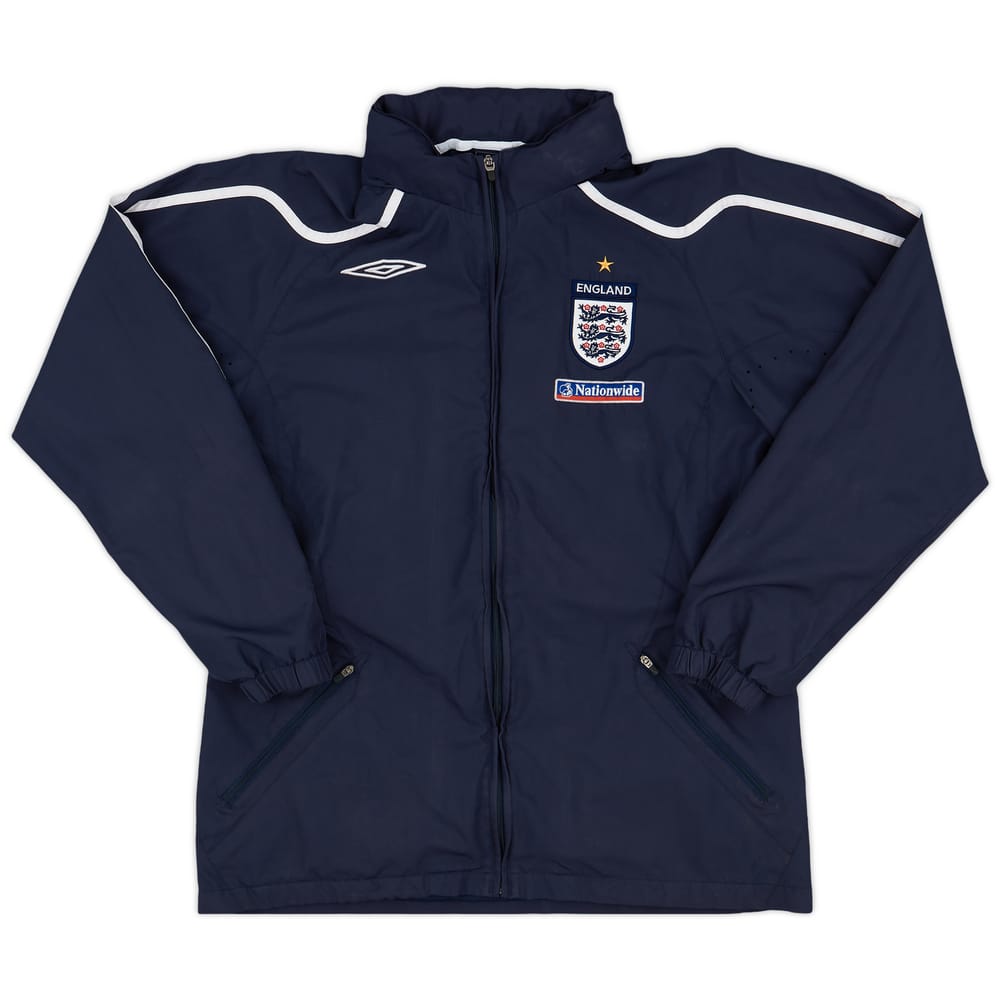 2007-09 England Umbro Hooded Rain Jacket - 8/10 - (M)