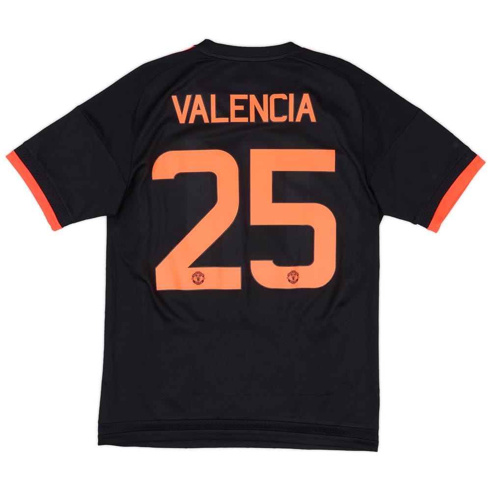 2015-16 Manchester United Third Shirt Valencia #25 - 9/10 - (M)