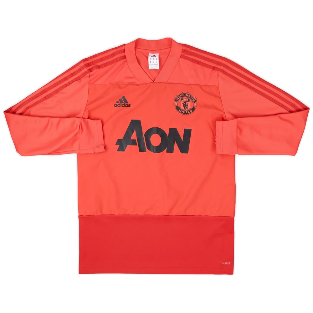 2018-19 Manchester United adidas Sweat Top - 8/10 - (M)
