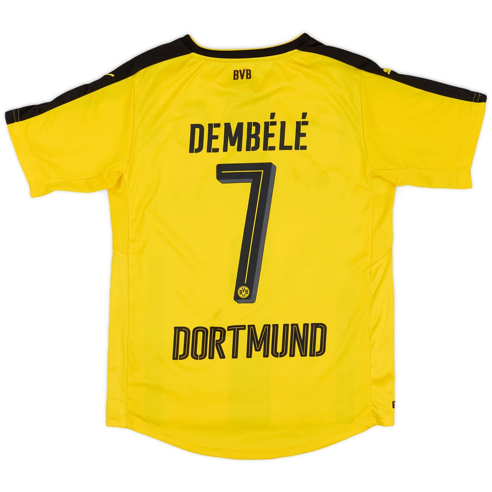 2016-17 Borussia Dortmund Home Shirt Dembele #7 - 8/10 - (M.Boys)