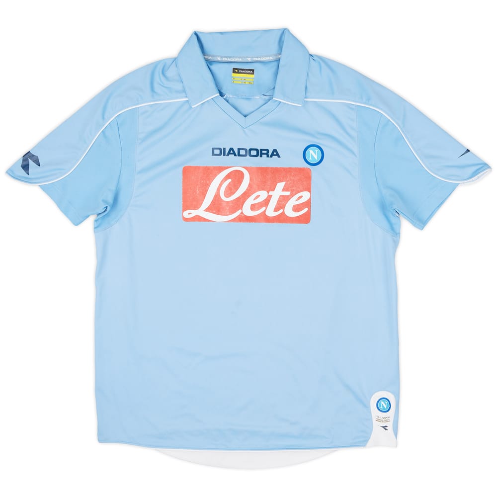 2008-09 Napoli Basic Home Shirt - 5/10 - (XL)