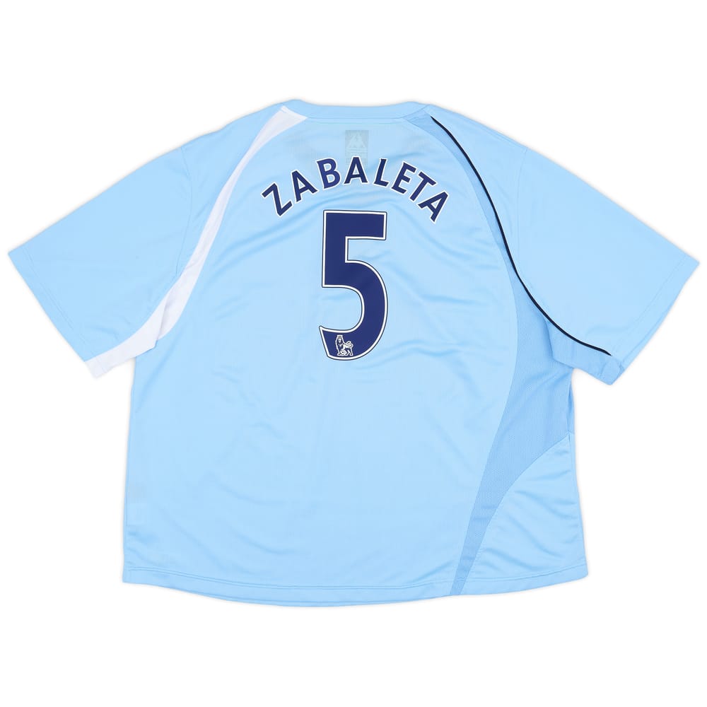 2008-09 Manchester City Home Shirt Zabaleta #5 - 8/10 - (3XL)