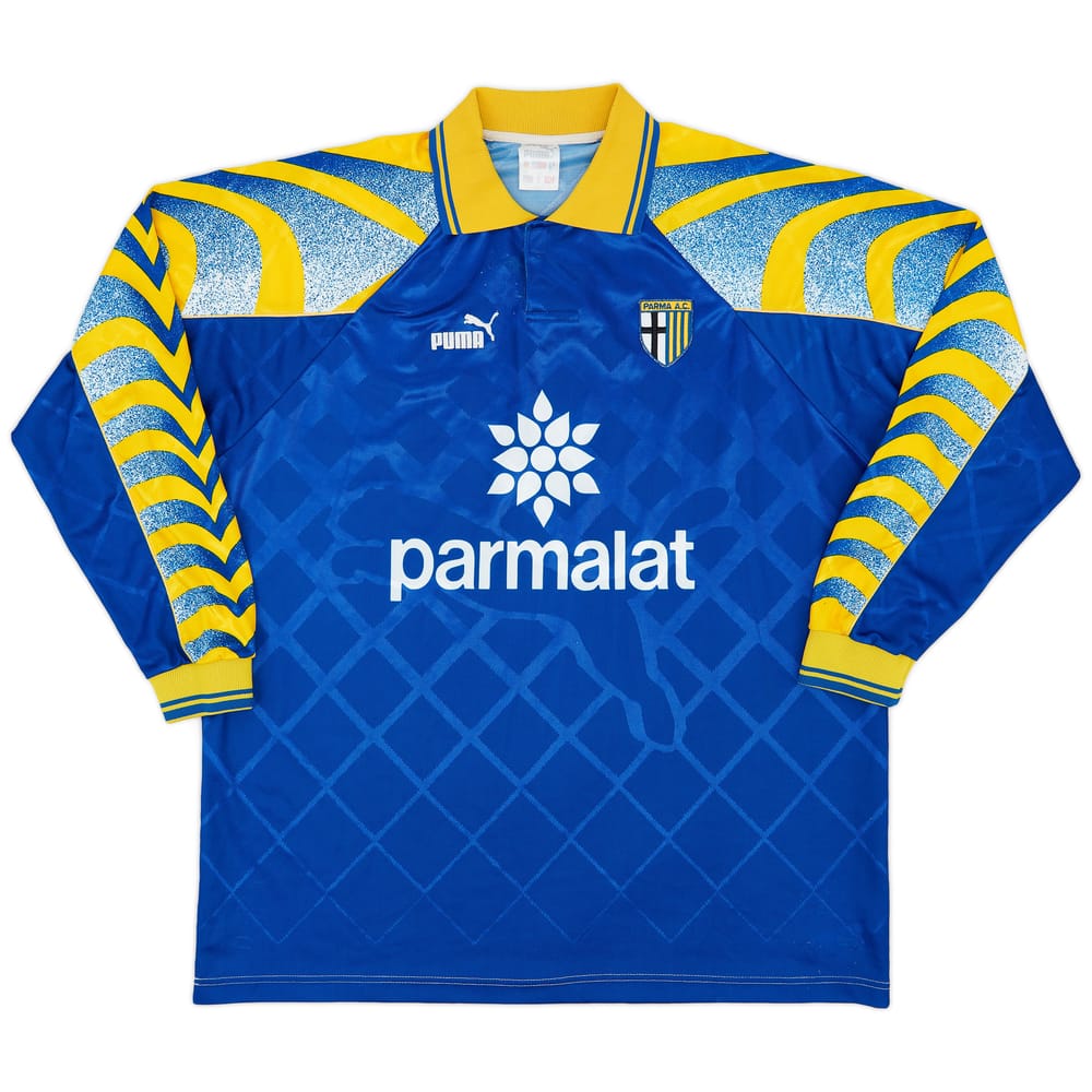 1995-97 Parma Away L/S Shirt - 9/10 - (XL)