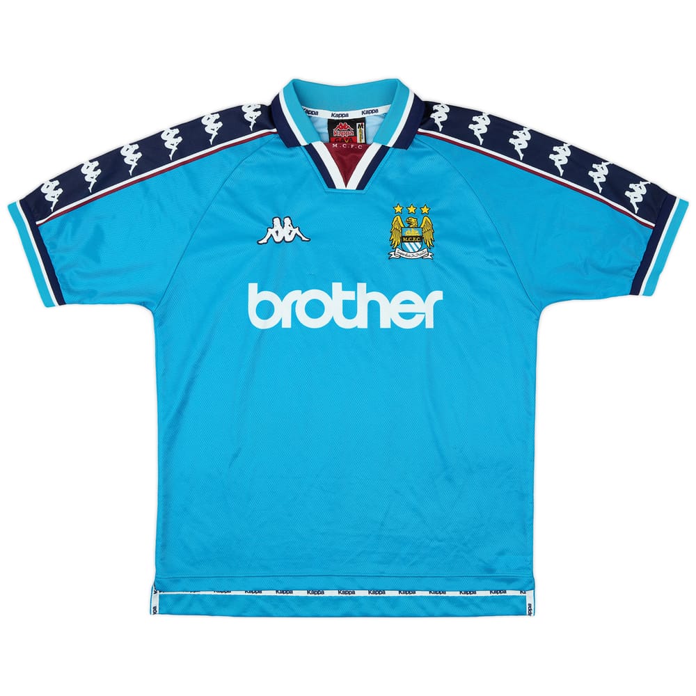 1997-99 Manchester City Home Shirt - 8/10 - (M)