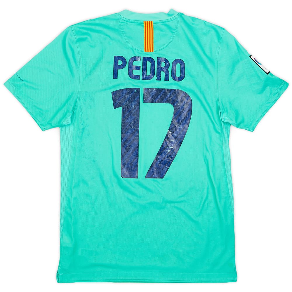 2010-11 Barcelona Away Shirt Pedro #17 - 5/10 - (S)