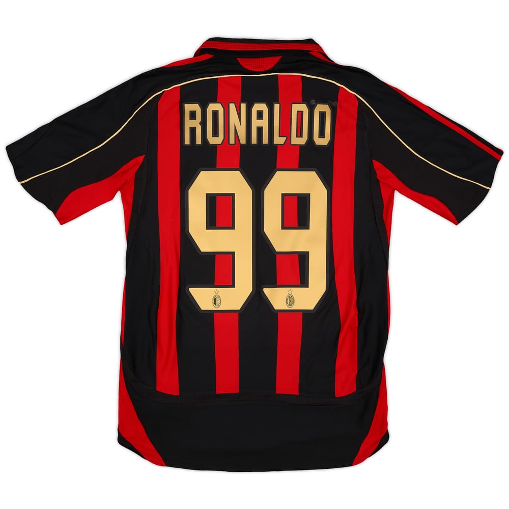 2006-07 AC Milan Home Shirt Ronaldo #99 - 6/10 - (S)
