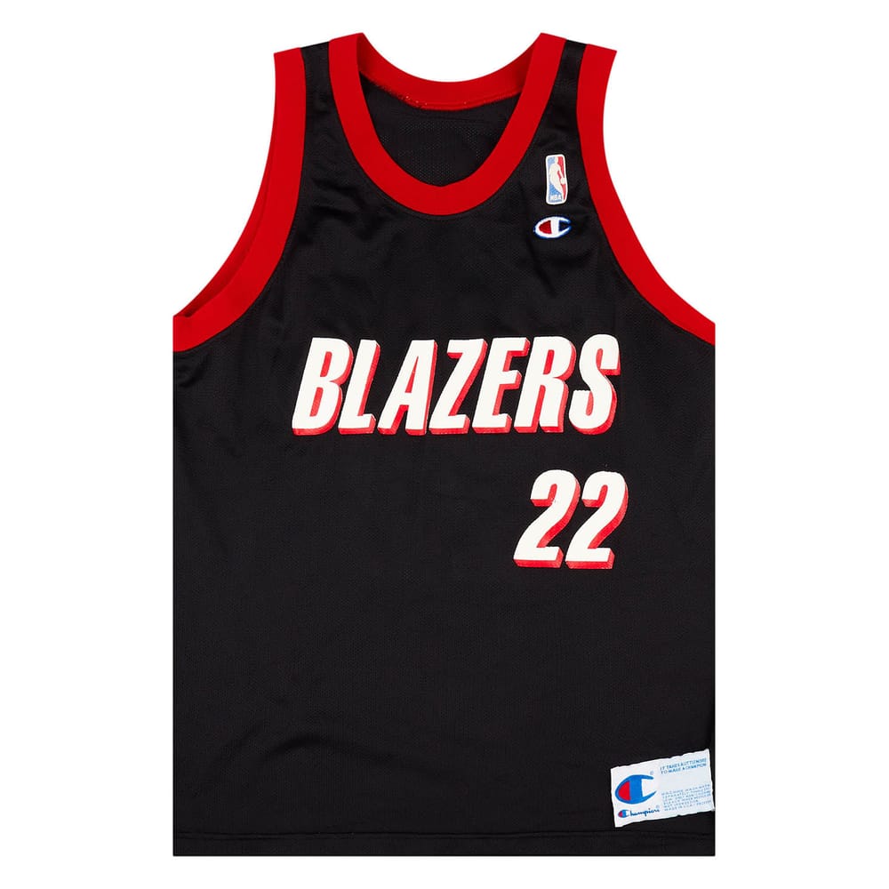 1991-95 Portland Trail Blazers DreXLer #22 Champion Jersey (Away) L
