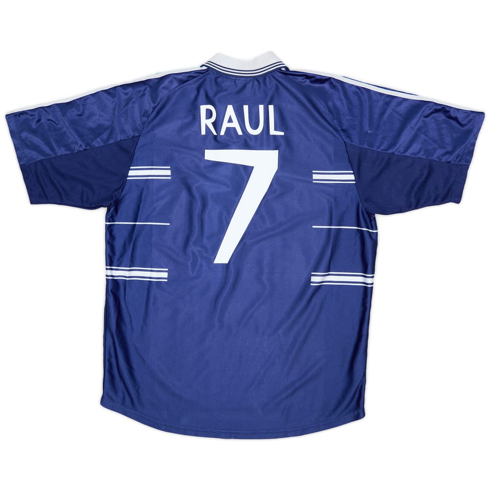 1998-99 Real Madrid Away Shirt Raul #7 - 8/10 - (XL)