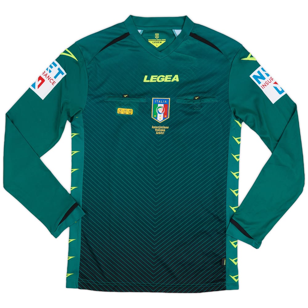 2020-21 Italy Legea Referee L/S Shirt - 9/10 - (L)