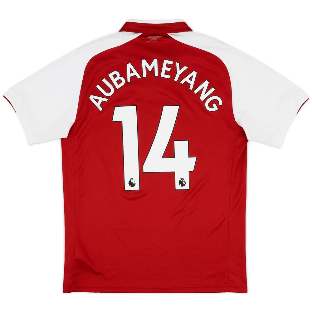 2017-18 Arsenal Home Shirt Aubameyang #14 - 8/10 - (M)