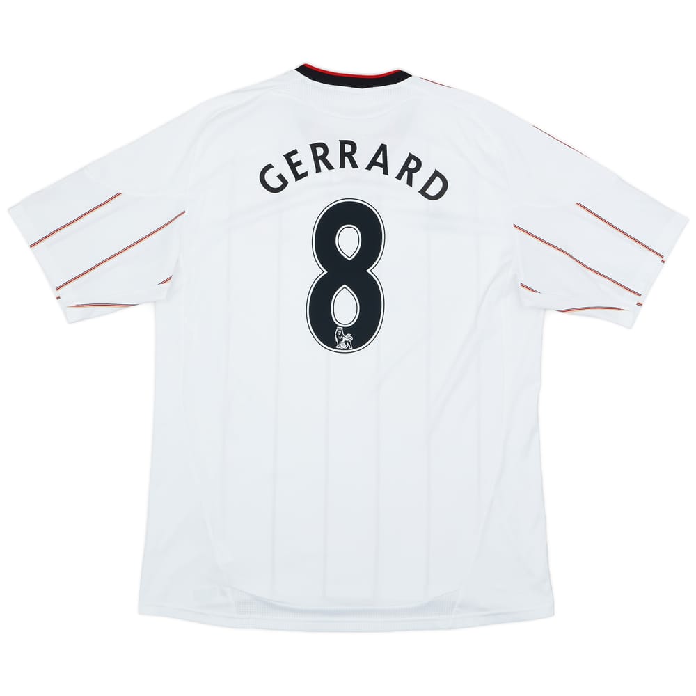 2010-11 Liverpool Away Shirt Gerrard #8 - 7/10 - (XL)