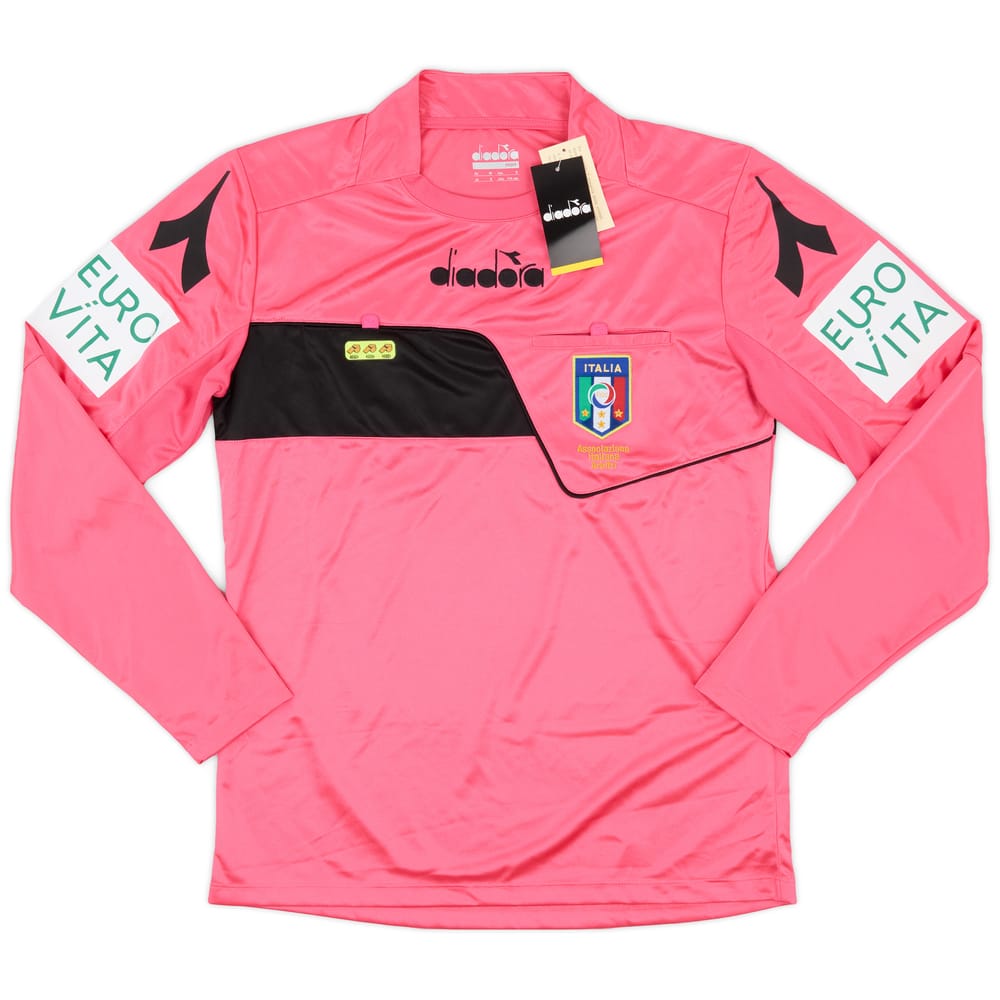 2017-18 Italy Diadora Referee L/S Shirt (S)