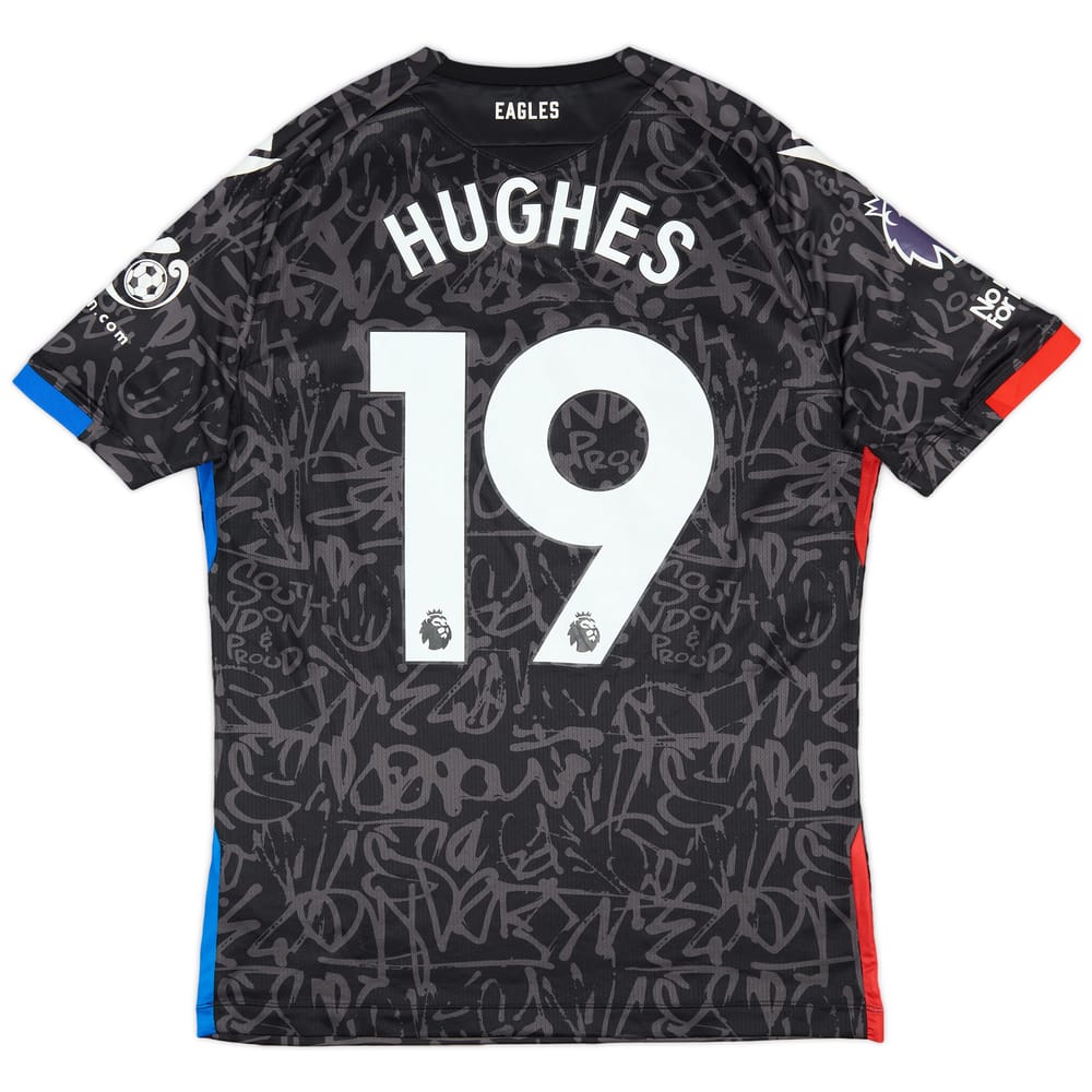 2023-24 Crystal Palace Match Issue Third Shirt Hughes #19
