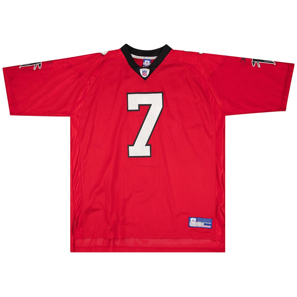 2002 Atlanta Falcons Vick #7 Reebok On Field Jersey (Alternate) XXL