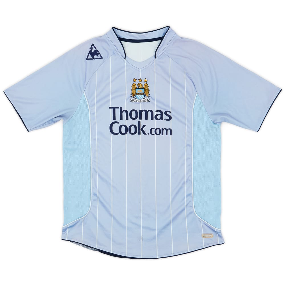 2007-08 Manchester City Home Shirt - 4/10 - (L)