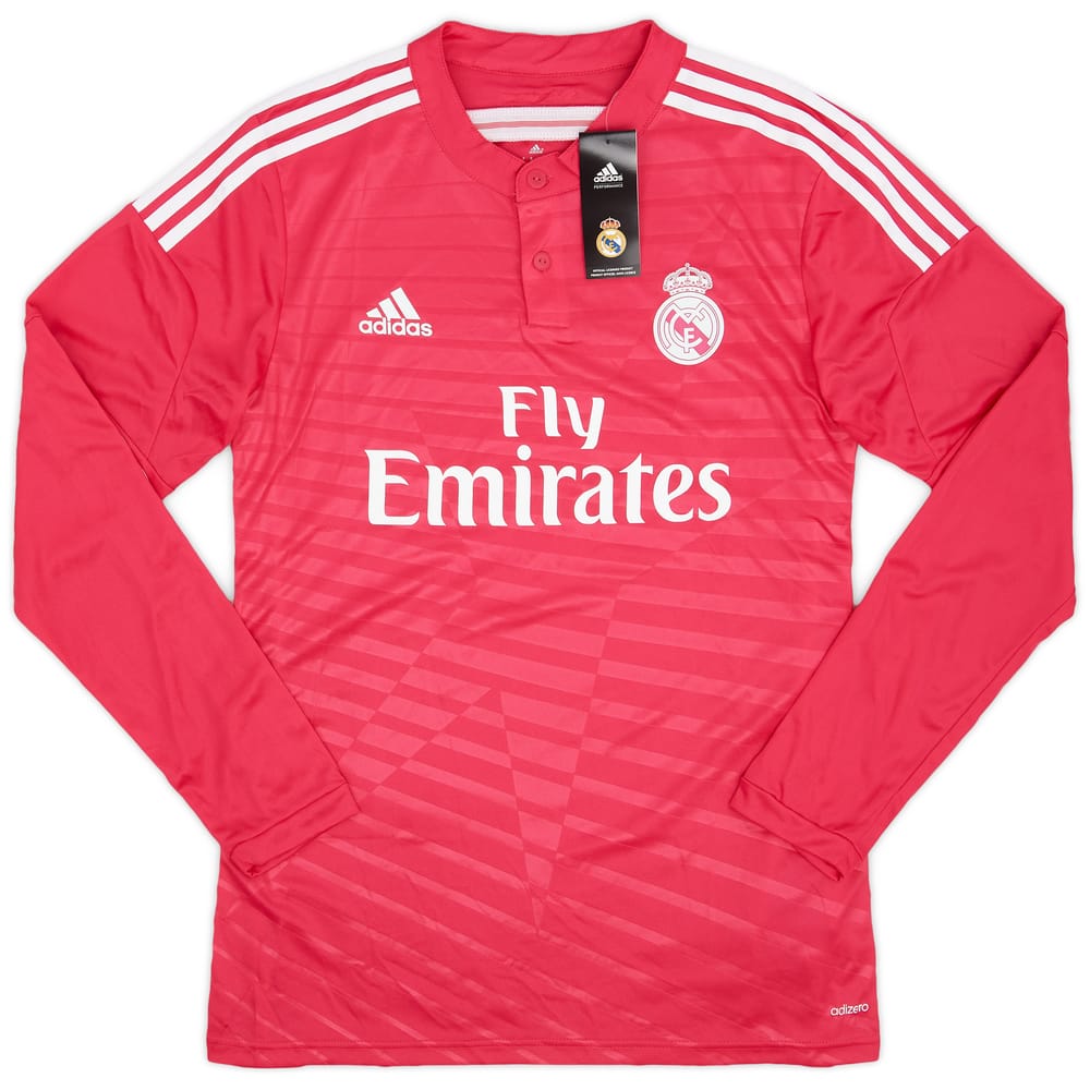 2014-15 Real Madrid Player Issue Away L/S Shirt (L)