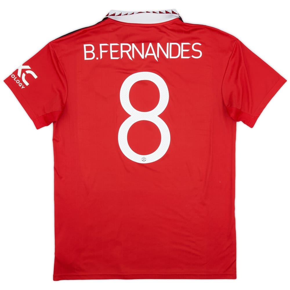 2022-23 Manchester United Home Shirt B.Fernandes #8 - 10/10 - (L)