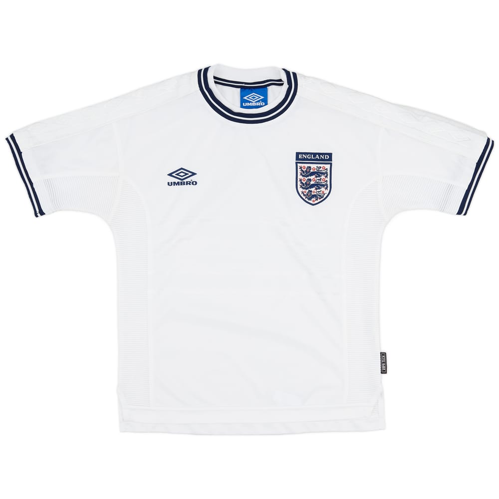 1999-01 England Home Shirt - 6/10 - (Y)
