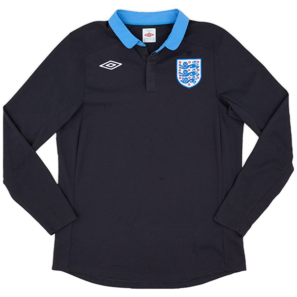 2011-12 England Away L/S Shirt - 8/10 - (L)