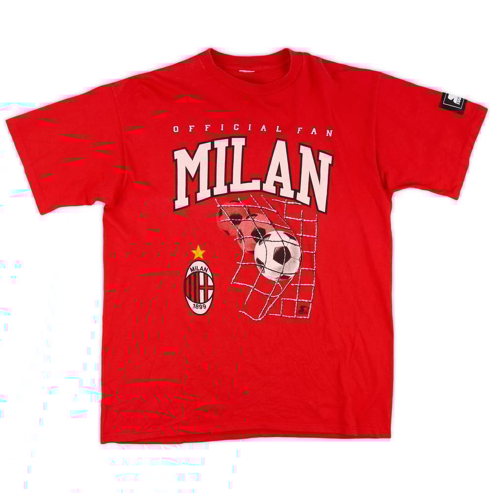 2000s AC Milan Graphic T-Shirt - 8/10 - (L)