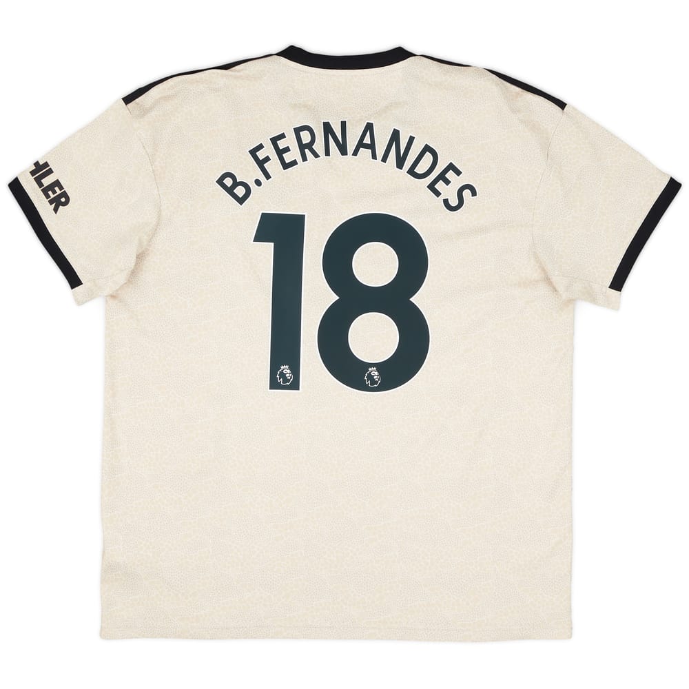 2019-20 Manchester United Away Shirt B.Fernandes #18 - 6/10 - (S)