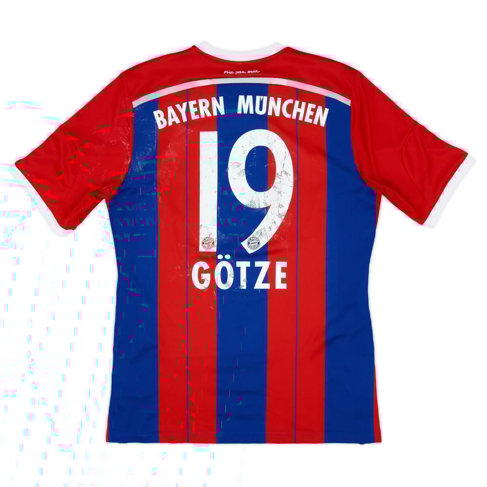 2014-15 Bayern Munich Home Shirt Gotze #19 - 4/10 - (L)