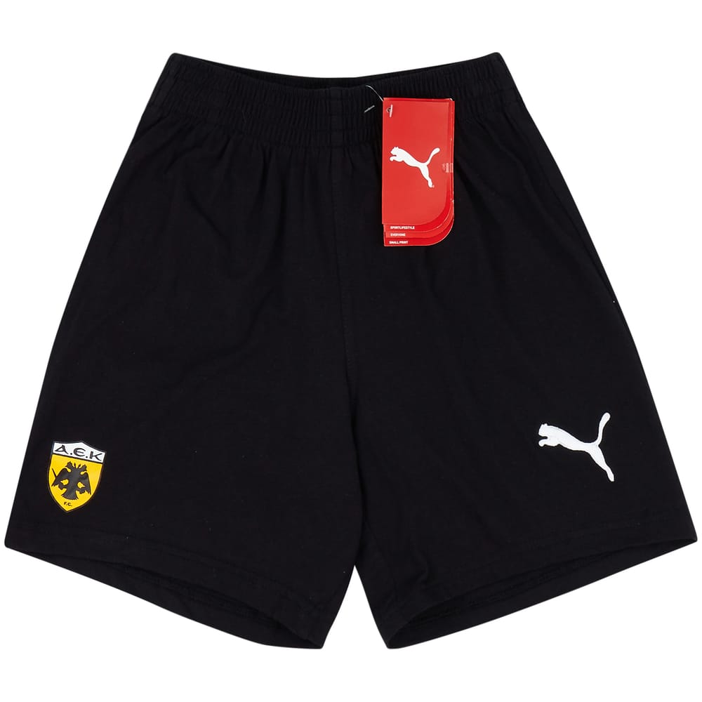 2007-08 AEK Athens Puma Pyjama/Leisure Shorts KIDS
