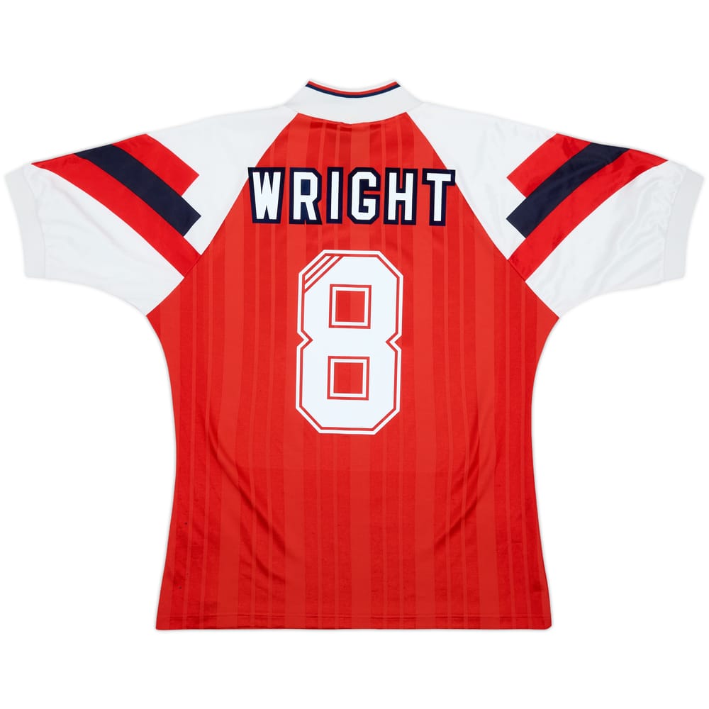 1992-94 Arsenal Home Shirt Wright #8 - 6/10 - (M)