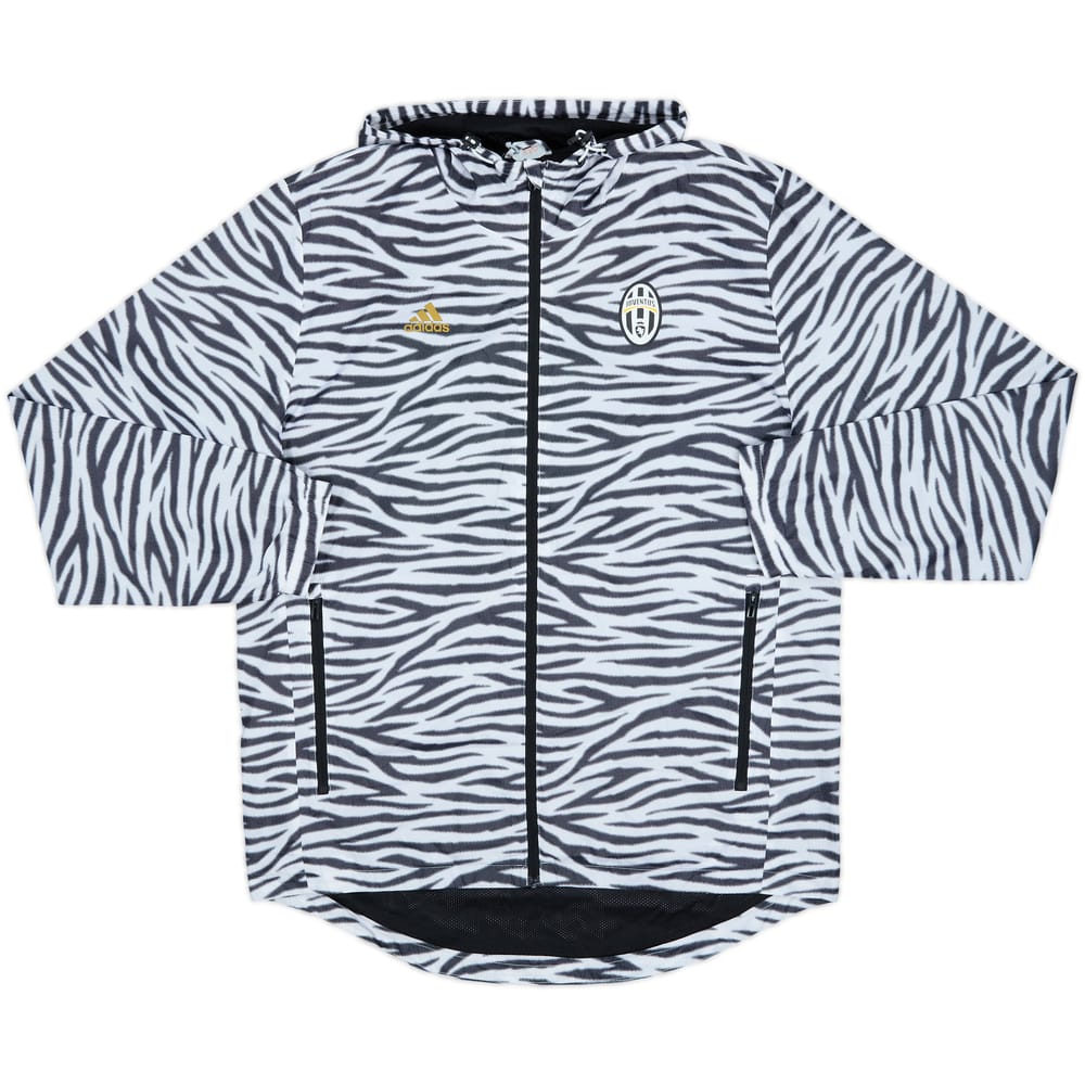 2016-17 Juventus adidas Hooded Track Jacket - 8/10 - (M)